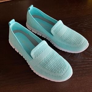 Cole Haan Zerogrand Stitchlite Slip On Loafer Capri Blue 7.5